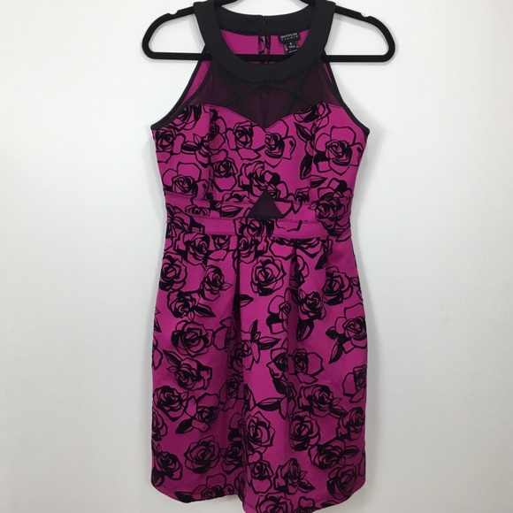 En Focus Studio Fuchsia Party Dress Size 8 - Picture 6 of 8